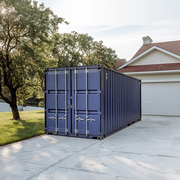 our residential storage containers are equipped with locking mechanisms for added security